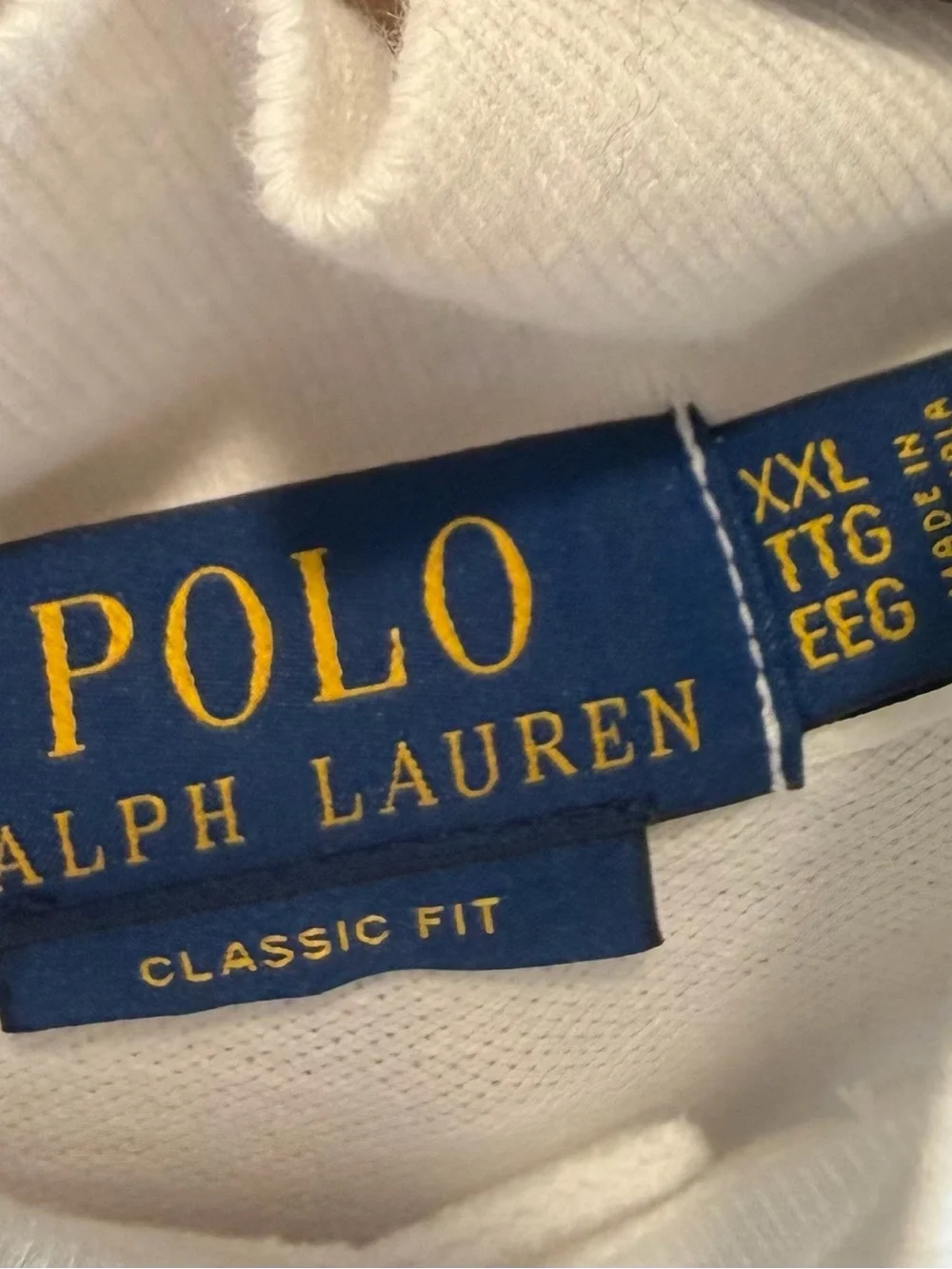 NWOT Polo Ralph Lauren White Polo The French Riviera Graphic XXL